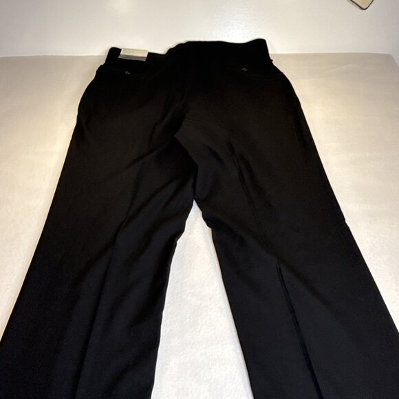 Louis Raphael 100% Wool Dress Pant Men 44R 38W Pleated Front Black UnHemmed NWT - Picture 10 of 11
